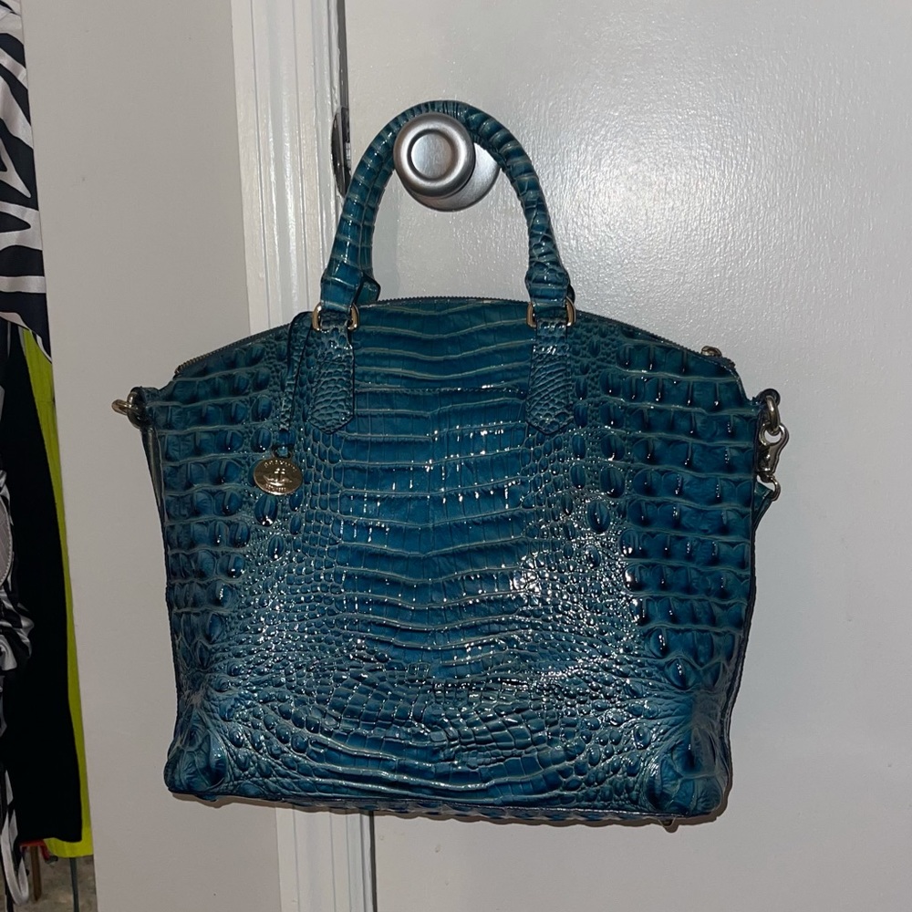 COPY - Brahmin LARGE Duxbury Satchel (Turquoise)